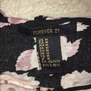 Long sleeve floral shirt